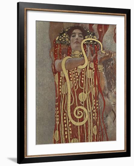 Hygieia (Detail from Medicine)-Gustav Klimt-Framed Giclee Print