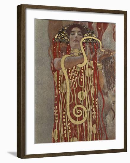 Hygieia (Detail from Medicine)-Gustav Klimt-Framed Giclee Print