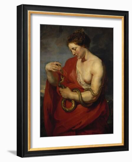 Hygieia, um 1615-Peter Paul Rubens-Framed Giclee Print