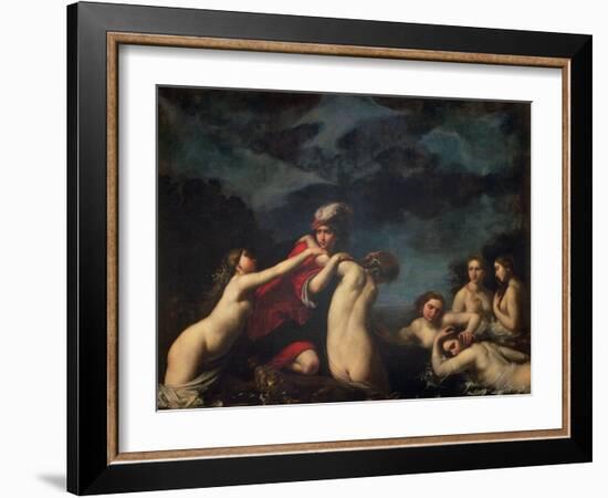 Hylas and the Naiads-Francesco Furini-Framed Giclee Print