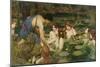 Hylas and the Nymphs, 1896-John William Waterhouse-Mounted Giclee Print