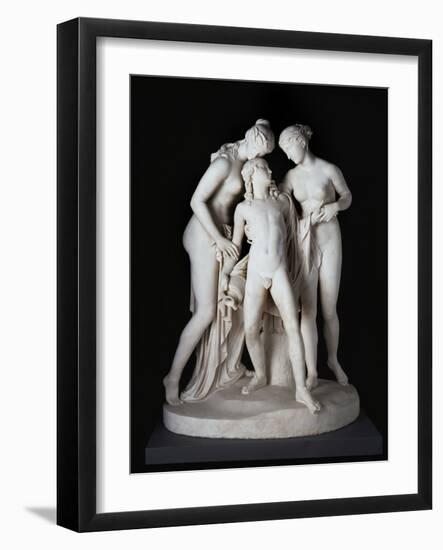 Hylas Surprised by the Naiades-John Gibson-Framed Photographic Print