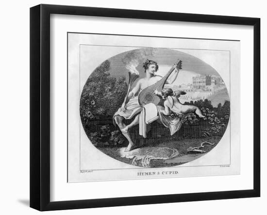 Hymen and Cupid by William Hogarth-William Hogarth-Framed Giclee Print