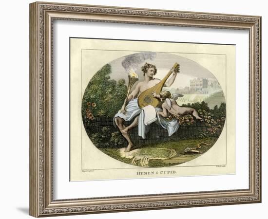 Hymen and Cupid by William Hogarth-William Hogarth-Framed Giclee Print