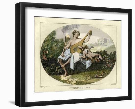 Hymen and Cupid by William Hogarth-William Hogarth-Framed Giclee Print