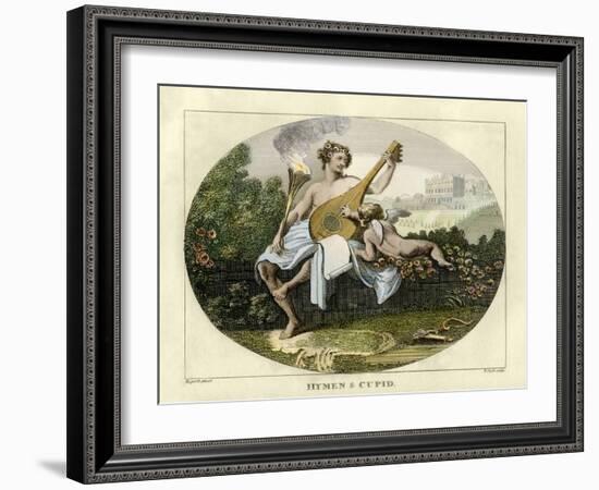 Hymen and Cupid by William Hogarth-William Hogarth-Framed Giclee Print