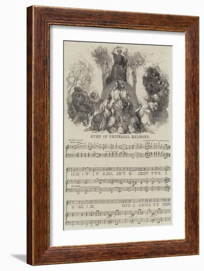 Hymn of Universal Harmony-null-Framed Giclee Print