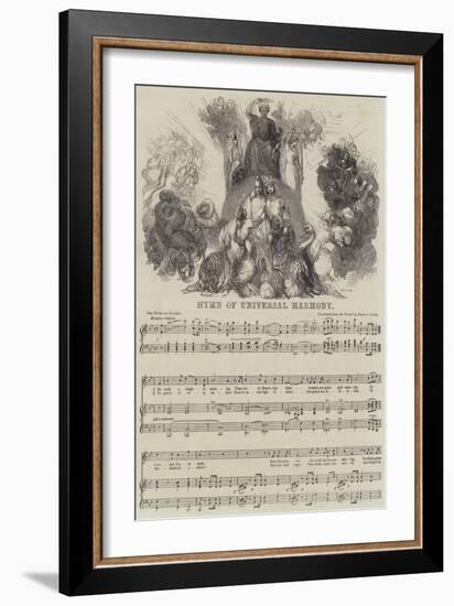 Hymn of Universal Harmony-null-Framed Giclee Print
