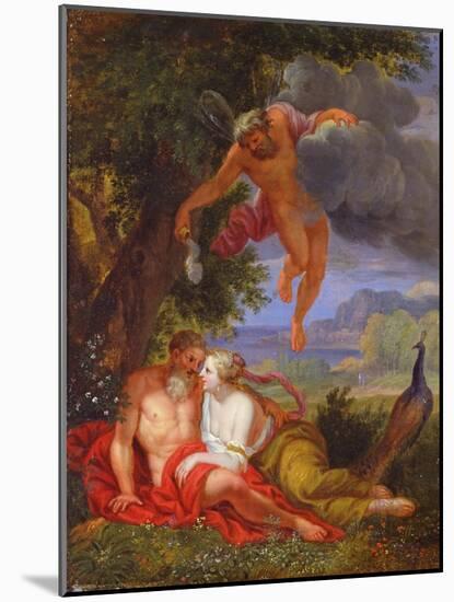 Hypnos Sending Jupiter and Juno to Sleep-Balthasar Beschey-Mounted Giclee Print