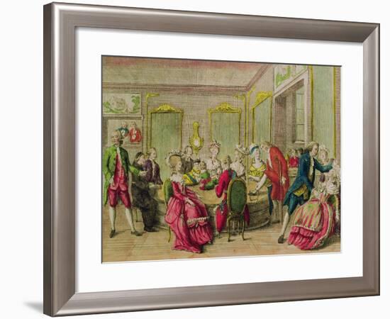 Hypnotism Session with Anton Mesmer 1784-null-Framed Giclee Print