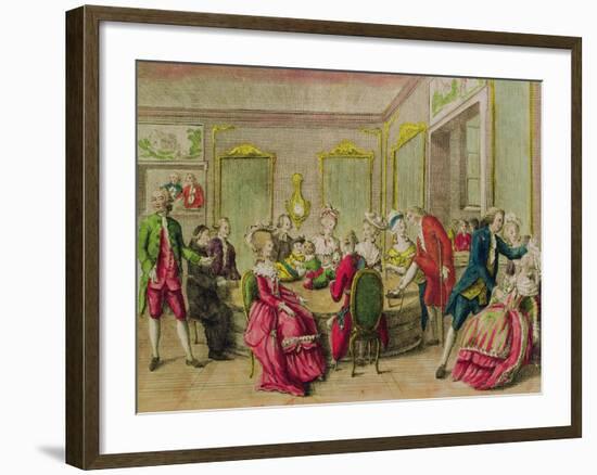 Hypnotism Session with Anton Mesmer 1784-null-Framed Giclee Print