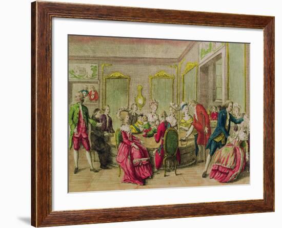 Hypnotism Session with Anton Mesmer 1784-null-Framed Giclee Print