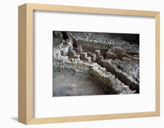 Hypocaust of the Roman Palace at Fishbourne, 3rd century-Unknown-Framed Photographic Print