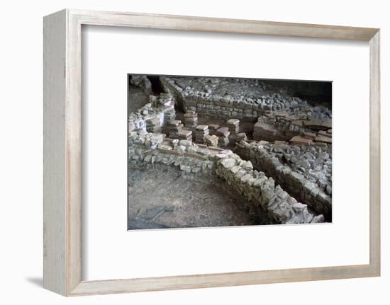 Hypocaust of the Roman Palace at Fishbourne, 3rd century-Unknown-Framed Photographic Print