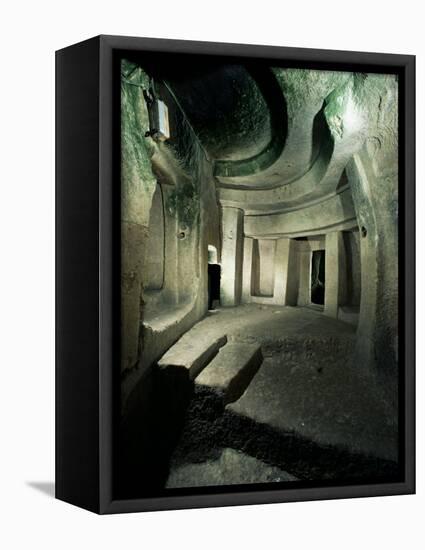 Hypogeum, Hal Saflieni, Unesco World Heritage Site, Malta-Adam Woolfitt-Framed Premier Image Canvas