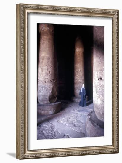 Hypostyle Hall, Temple of Sethos I, Abydos, Egypt, 19th Dynasty, c1280 BC. Artist: Unknown-Unknown-Framed Giclee Print