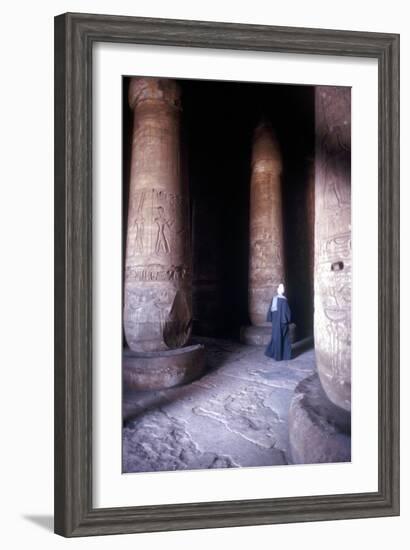 Hypostyle Hall, Temple of Sethos I, Abydos, Egypt, 19th Dynasty, c1280 BC. Artist: Unknown-Unknown-Framed Giclee Print