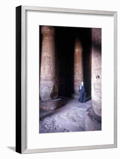 Hypostyle Hall, Temple of Sethos I, Abydos, Egypt, 19th Dynasty, c1280 BC. Artist: Unknown-Unknown-Framed Giclee Print