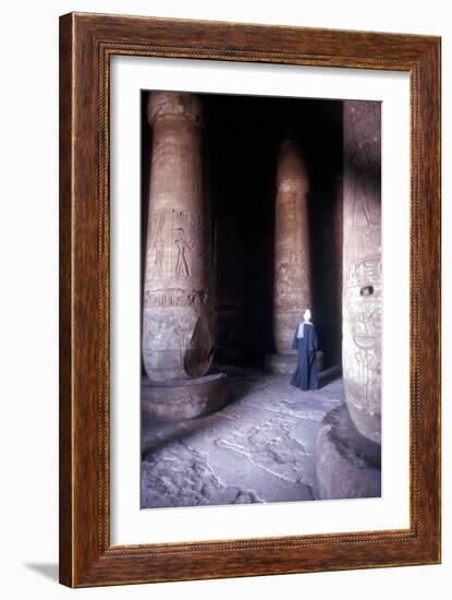 Hypostyle Hall, Temple of Sethos I, Abydos, Egypt, 19th Dynasty, c1280 BC. Artist: Unknown-Unknown-Framed Giclee Print