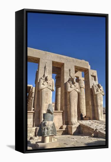 Hypostyle Hall, the Ramesseum (Mortuary Temple of Ramese Ii), Luxor-Richard Maschmeyer-Framed Premier Image Canvas