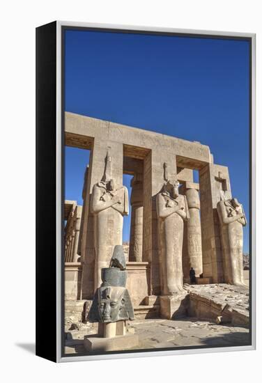 Hypostyle Hall, the Ramesseum (Mortuary Temple of Ramese Ii), Luxor-Richard Maschmeyer-Framed Premier Image Canvas
