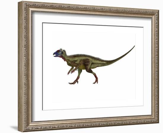 Hypsilophodon Is an Ornithopod Dinosaur from the Cretaceous Period-null-Framed Art Print