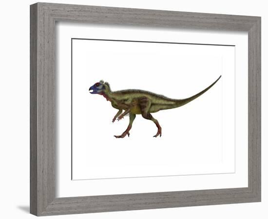 Hypsilophodon Is an Ornithopod Dinosaur from the Cretaceous Period-null-Framed Art Print