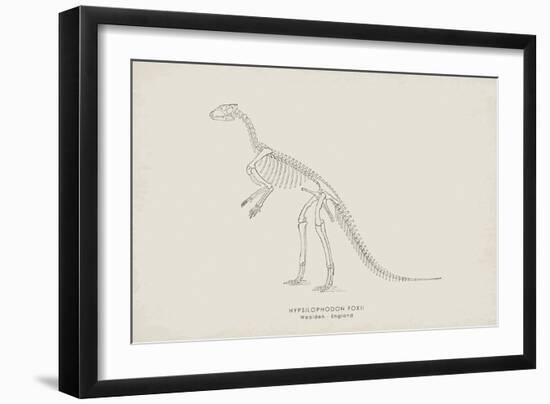 Hypsilophodon-The Vintage Collection-Framed Giclee Print