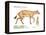Hyracotherium (Eohippus), Extinct Dawn Horse, Mammals-Encyclopaedia Britannica-Framed Stretched Canvas