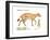 Hyracotherium (Eohippus), Extinct Dawn Horse, Mammals-Encyclopaedia Britannica-Framed Art Print