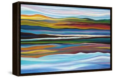 抽象画 油彩 風景画 Hyunah Kim Serenity' Art Print - Hyunah Kim | Art.com