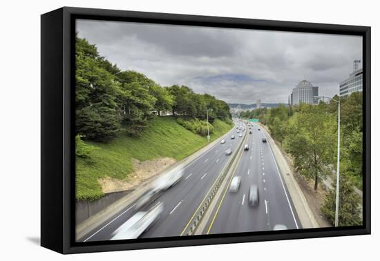 I-84 Interstate Freeway in Portland Oregon-jpldesigns-Framed Premier Image Canvas