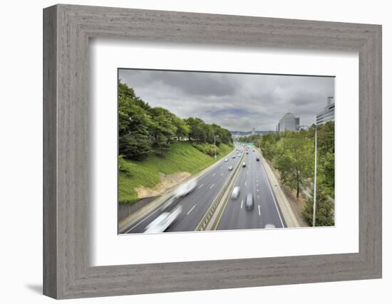 I-84 Interstate Freeway in Portland Oregon-jpldesigns-Framed Photographic Print