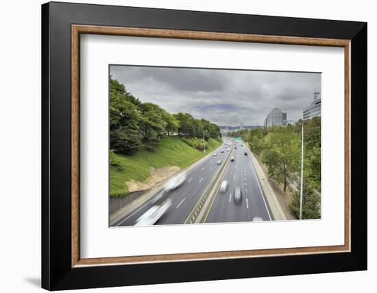 I-84 Interstate Freeway in Portland Oregon-jpldesigns-Framed Photographic Print