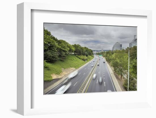 I-84 Interstate Freeway in Portland Oregon-jpldesigns-Framed Photographic Print
