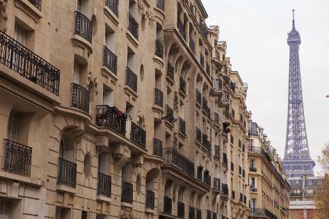 Photographic Print: The Streets of Paris are Home to Many Intricately Designed Balconies and Balustrades by Paul Dymond: 24x16in