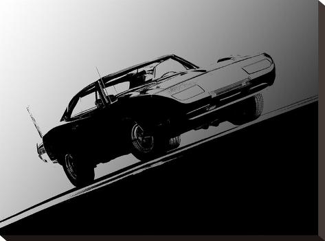 Stretched Canvas Print: 1969 Dodge Daytona by Clive Branson: 18x24in