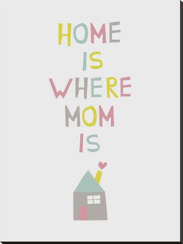 Stretched Canvas Print: Home by Nanamia Design: 48x36in