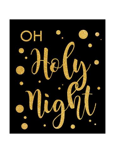 Art Print: Oh Holy Night by Anna Quach: 12x9in