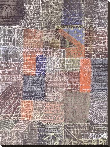 Stretched Canvas Print: Structural II by Paul Klee: 32x24in