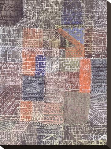 Stretched Canvas Print: Structural II by Paul Klee: 16x12in