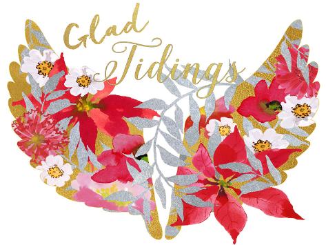 Art Print: Glad Tidings by Edith Jackson: 12x16in