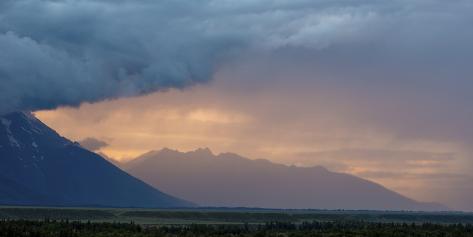 Photographic Print: Incoming Rain by Dan Ballard: 24x12in