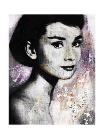 Giclee Print: Audrey by André Monet: 24x18in