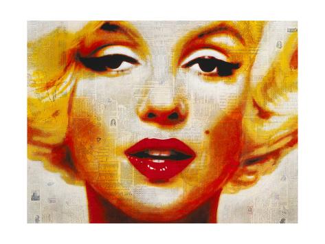 Giclee Print: Marilyn by André Monet: 24x18in