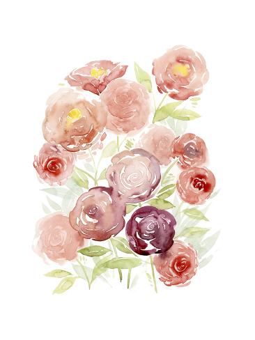 Art Print: Rosen Garden I by Grace Popp: 24x18in