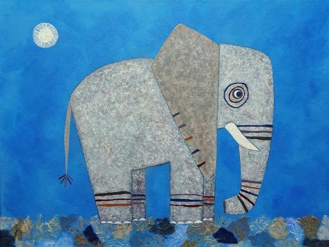 Art Print: Everything Else Is Irrelephant by Casey Craig: 24x18in