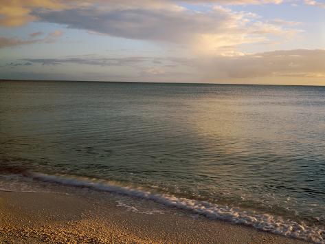 Photographic Print: Florida, Gulf of Mexico, Sanibel Island, Beach of the Island: 24x18in