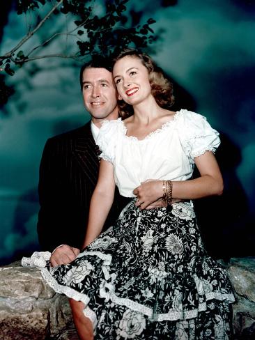 Photo: It's a Wonderful Life, James Stewart, Donna Reed, 1946: 24x18in