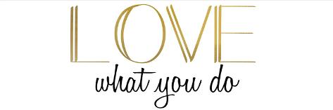 Art Print: Love What You Do v5 by Kimberly Allen: 6x18in